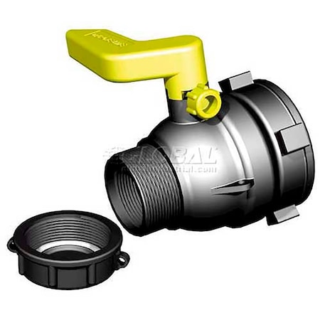 Cpp S75x6 Female Buttress x 2 Male NPT Pipe Thread IBC Valve DL2/75UF/2NPM/7